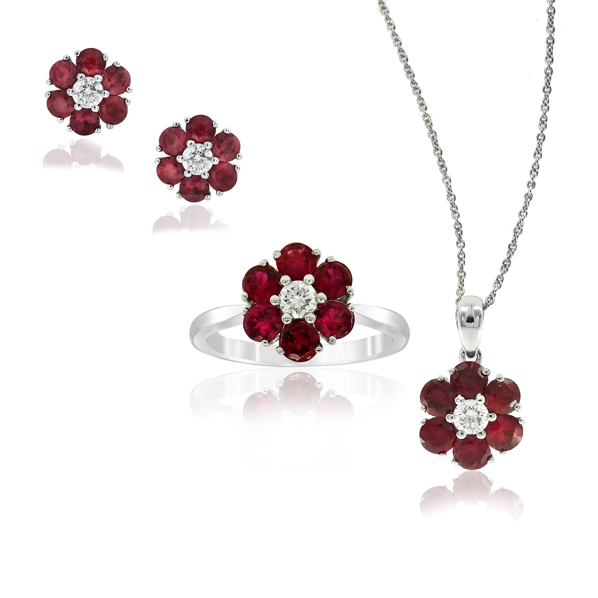 Ruby jewelry clearance for 40th anniversary